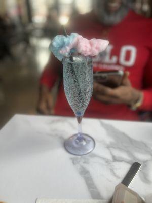 Cotton candy mimosas