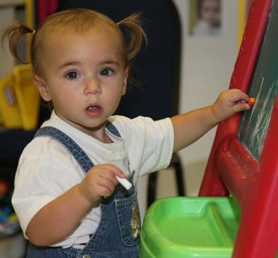 Our NAEYC accredited preschool has classes for 12 months (and walking) through Kindergarten