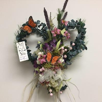 Store made everlasting floral arrangements