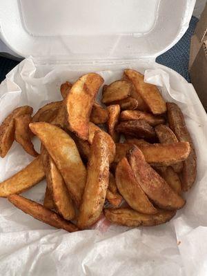 Yummy potato wedges