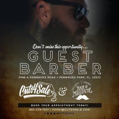 Guest barber  cuts4sale