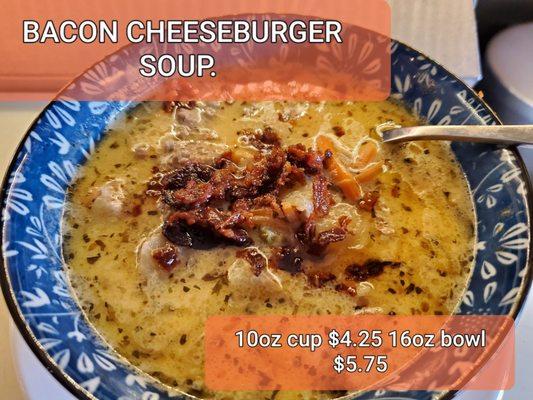 Bacon cheeseburger soup