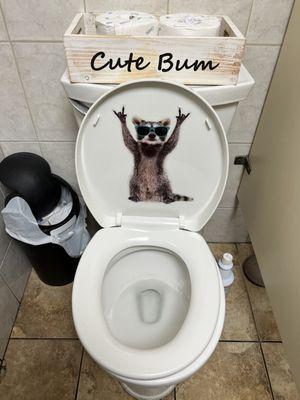 Cute Toilet in Restroom