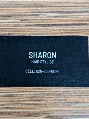 Sharon's Business Card