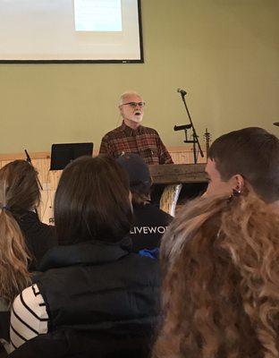 pastor and author Donald Whitney as a guest speaker at our fall retreat