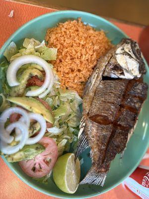 Pescado Dorado - the best fried fish I had in a very long time.