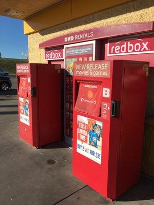 They have 2 redbox machines