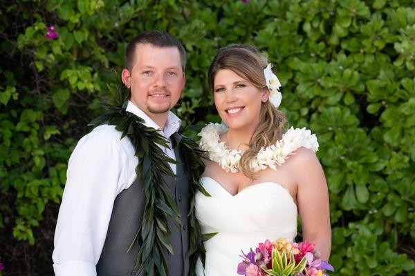 Maui Beach Wedding, Makena Cove, Secret Beach, Maui Wedding Bouquet