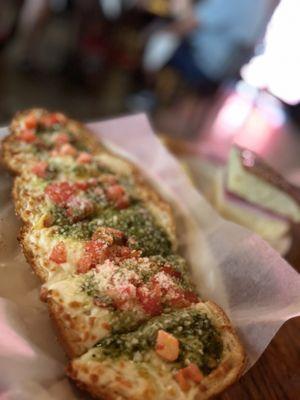 Italian Cheesy Bread & Italian Muffuletta