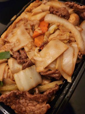 Beef chow fun