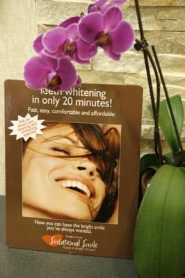 NEW TECHNOLOGICAL BREAKTHROUGH - TEETH WHITENING in just 20 min without irritation, burning or bleeding!