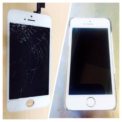 Before and after pic of my iphone 5s, I feel whole again