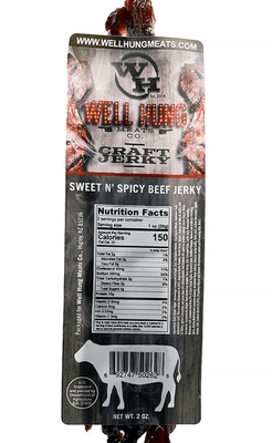 Sweet N' Spicy Beef Jerky (2oz)