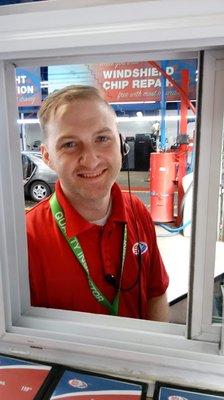 Meet Justin, another good Delta Sonic employee.