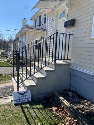 New Stair Case with new Railings.