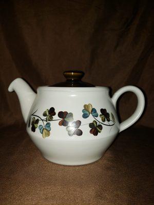 Denby "Shamrock" teapot from England.