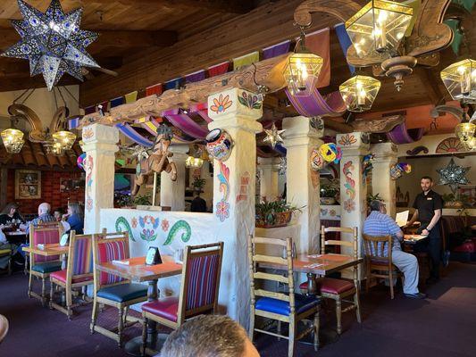 Upstairs dining room at The Hacienda