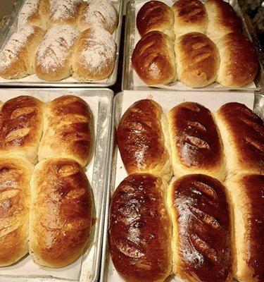 Sweet bread and milk bread