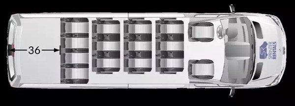 15 passenger mercedes sprinter van seats layout