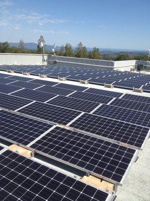 Twin Cities Church  -  383 Panels on Ballast Roof Mount