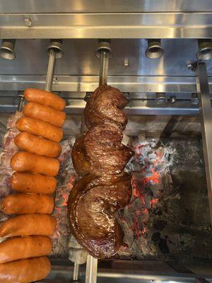 Picanha and Sausage