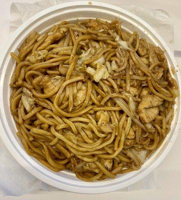 Chicken lo mein