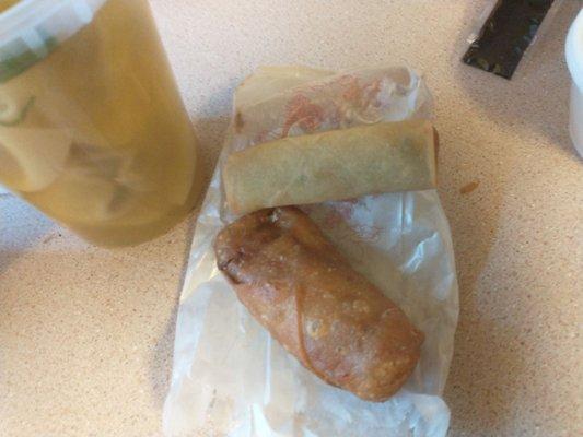 Spring roll and Egg roll