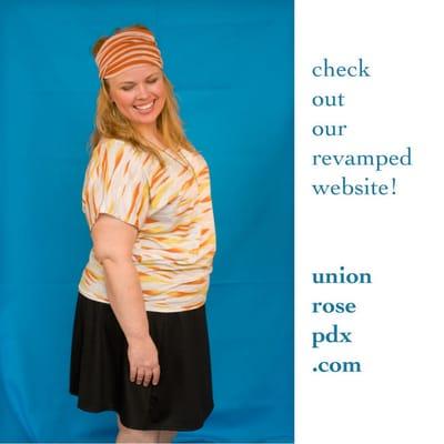 Updated website! We now feature women's clothing in sizes XS-3X! Locally made stuff with soul.