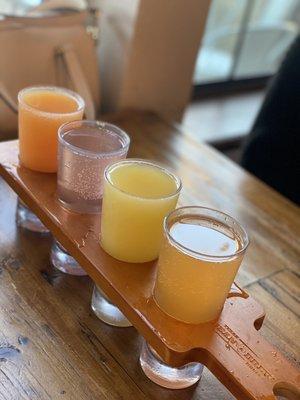 Mimosa flight do t get strawberry lemonade gross