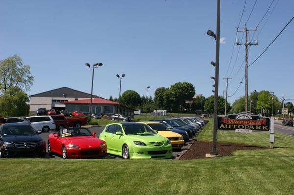 WARWICK AUTOPARK on the corner of Newport road and 501