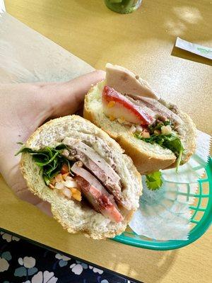 #8 Cold Cut Combination Banh Mi $6