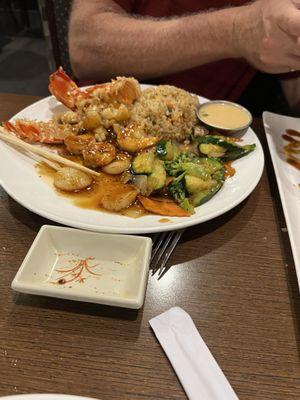 Seafood plate