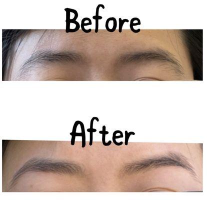 Eyebrow threading