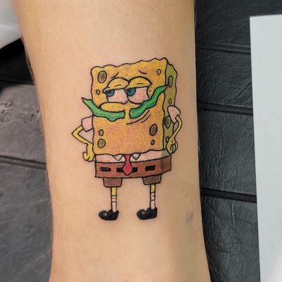 SpongeBob tattoo