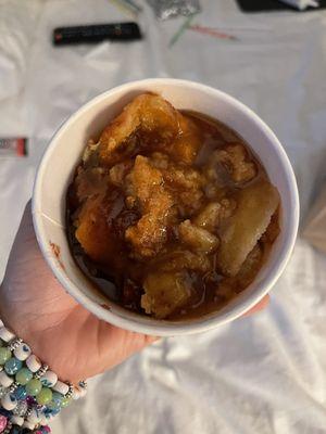 Peach Mango Cobbler