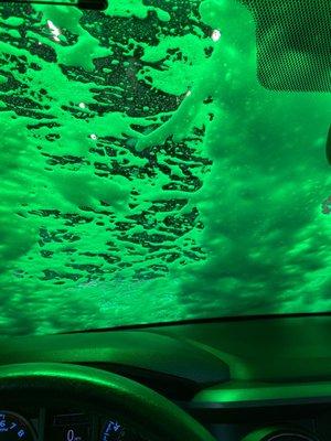 Bubbles from car wash