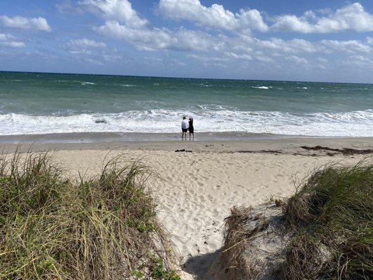 A beautiful local island location where we beach the boat and explore