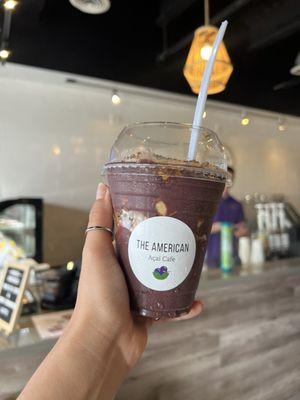 American açaí with chia seeds