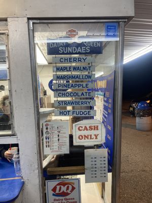 Cash only