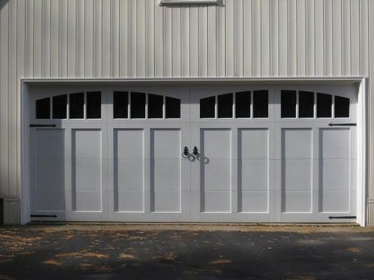 Carriage style garage doors installed by A-1 Fleet Door Service, offering installation, service & 24/7 emergency service in NH