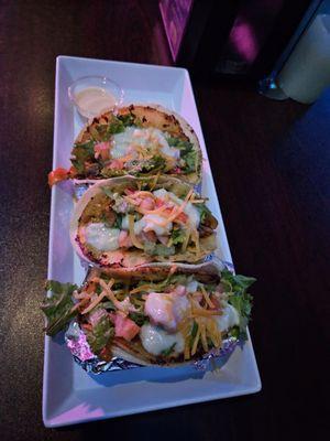 Salmon and Chicken Taco