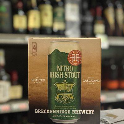 Get ready for St. Patrick's Day with a Nitro Irish Stout by Breckinridge Brewery.