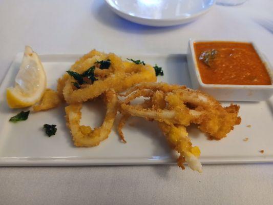 Calamari with marinara