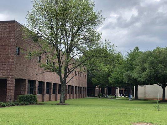 South Hall, where many of the core classes are held, especially social sciences.