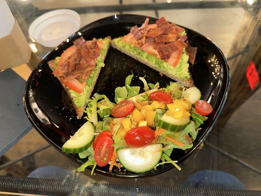 Avocado Toast with Bacon