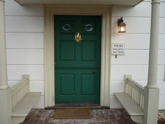 Raynham Hall entrance and many treasures, surprises, and possibly ghosts awaiting you inside.