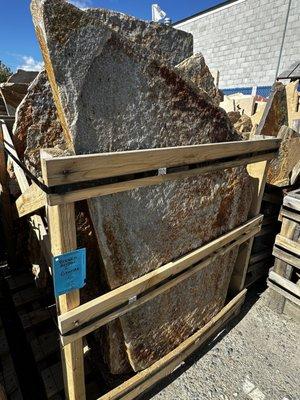 Large flat stone