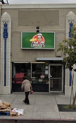 This is "Sunny Day Creamery". No, this isn't a mistake. Yes, your ice cream is coming out of a freezer at a pizza shop.