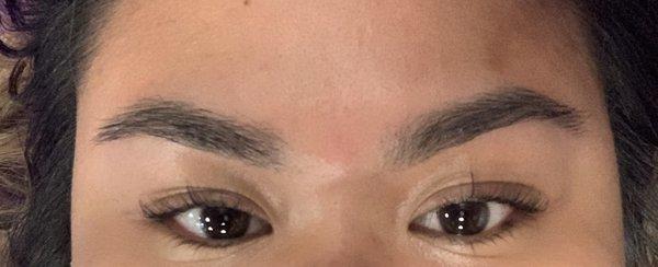 4.19.19 brow threading with Dipta $8