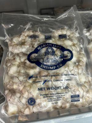 Mariah Jade 1 lb Pack of hand peeled shrimp